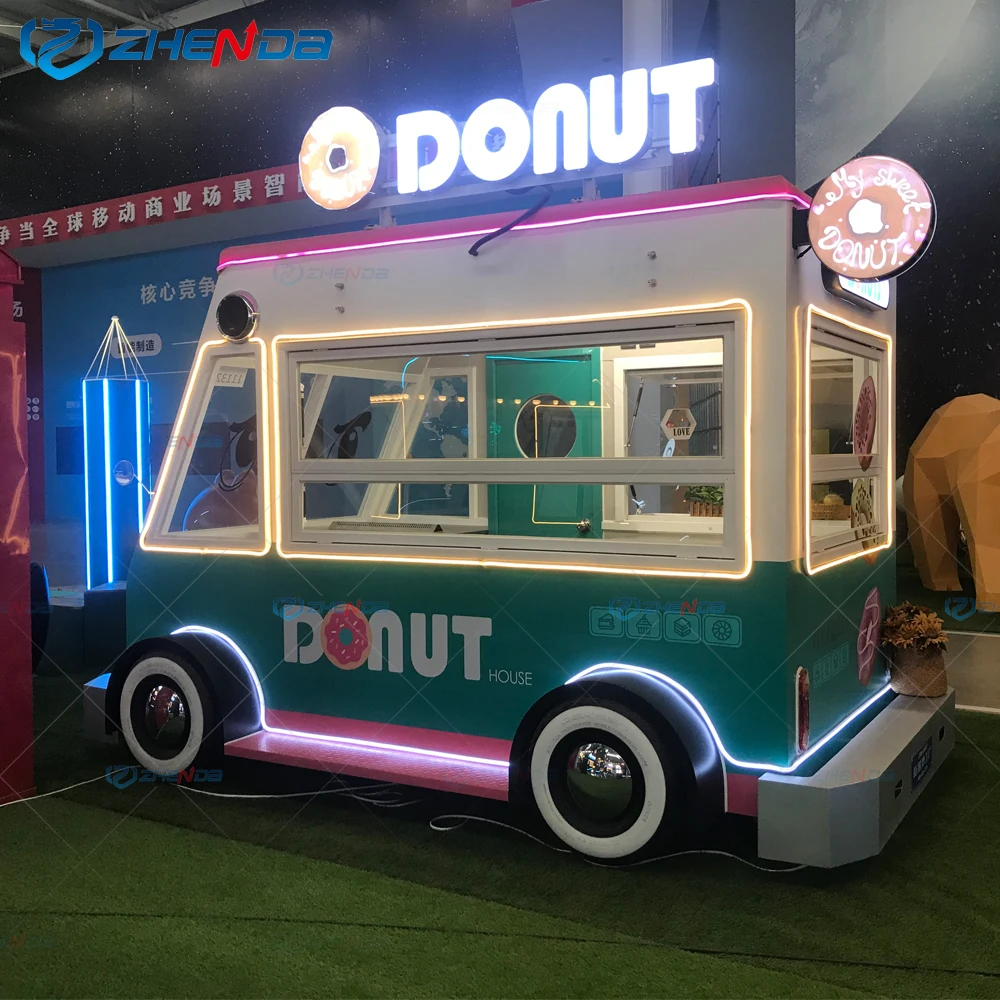 ZD-FT36 Special design juice hot dog food trailer/Mobile truck/ Ice cream Donut