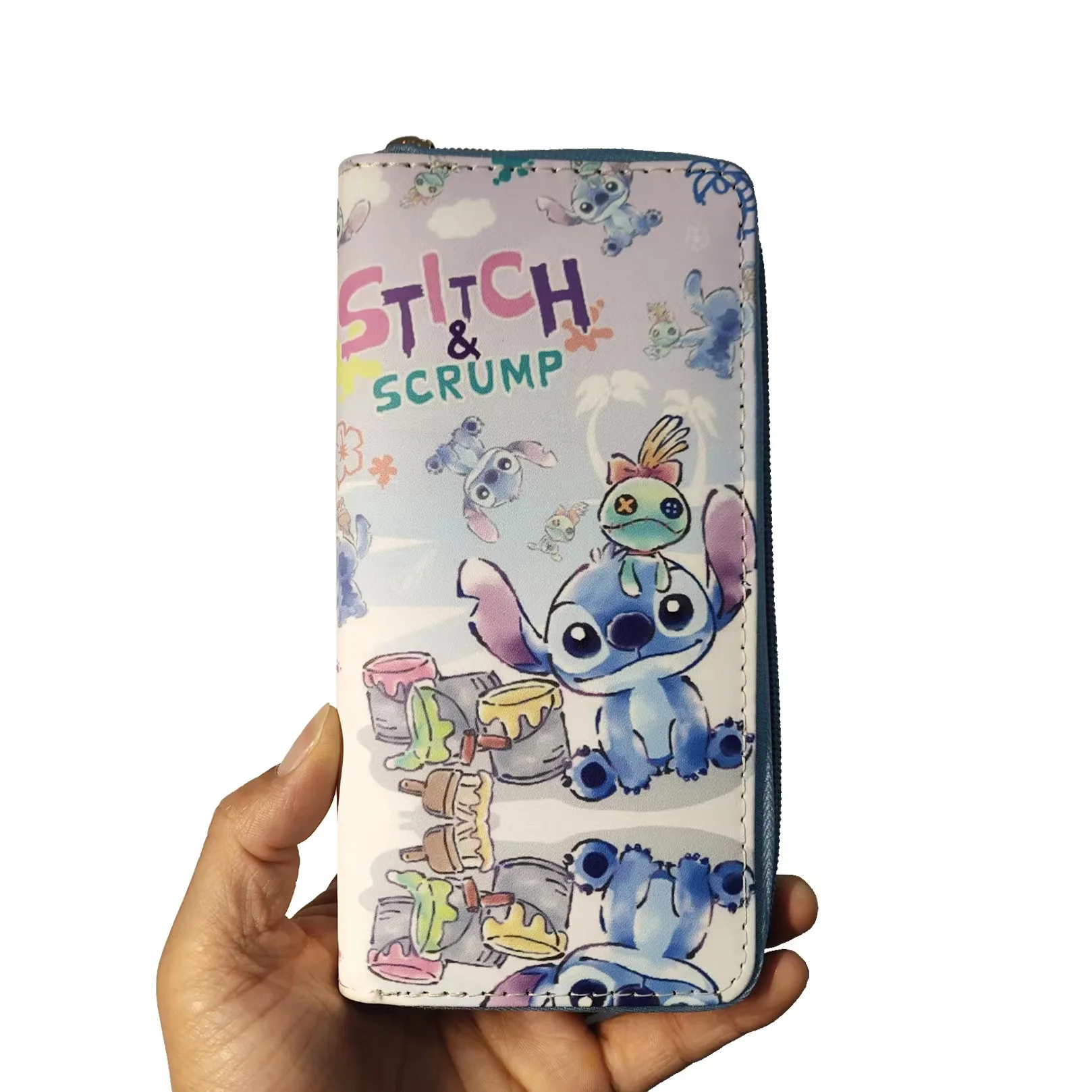 Factory Wholesale Animal Pattern Pu Wallet Student Coin Purse Anime Wallet