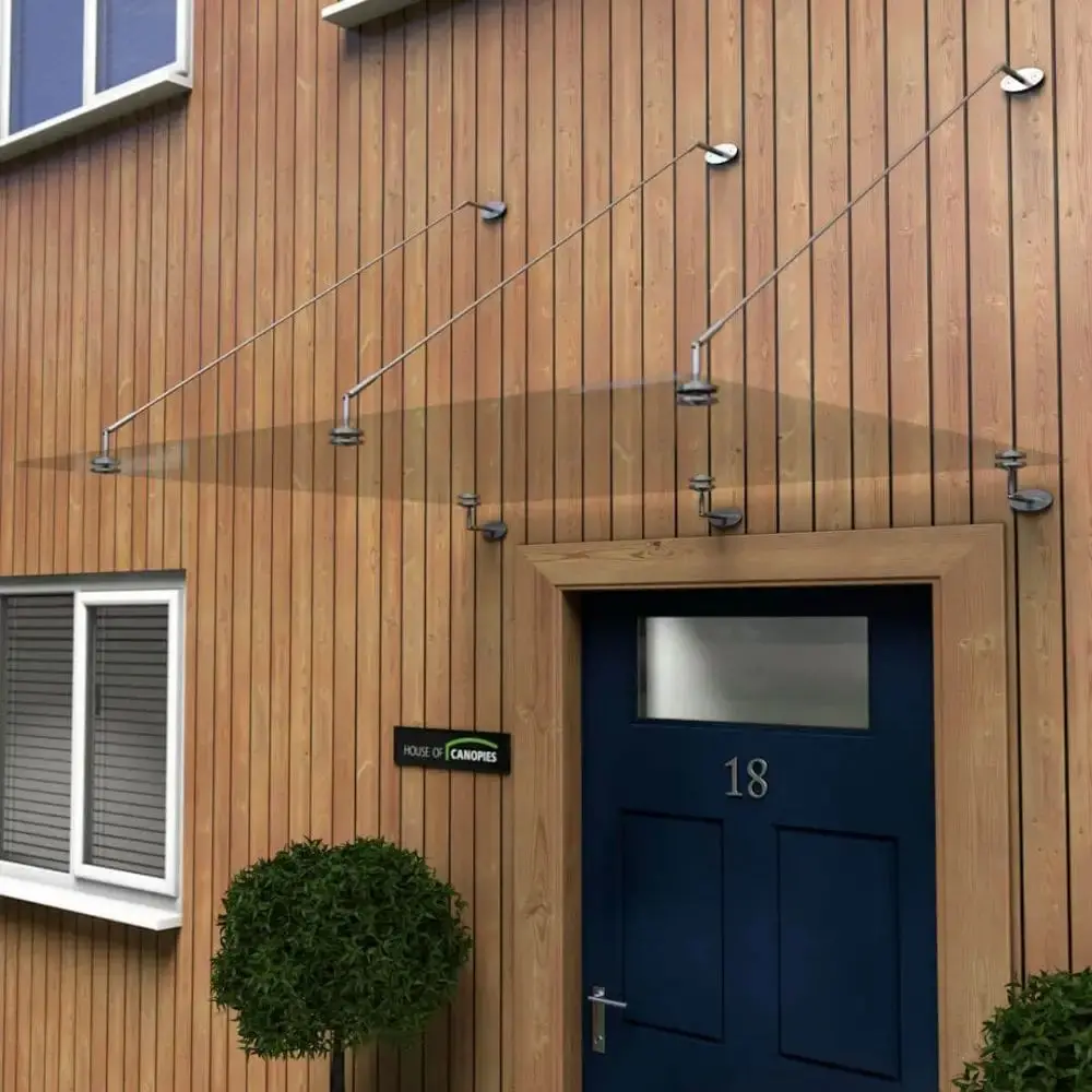 Wholesale Customized Good Quality Glass Roof Garden Glass Canopy Glass Awnings