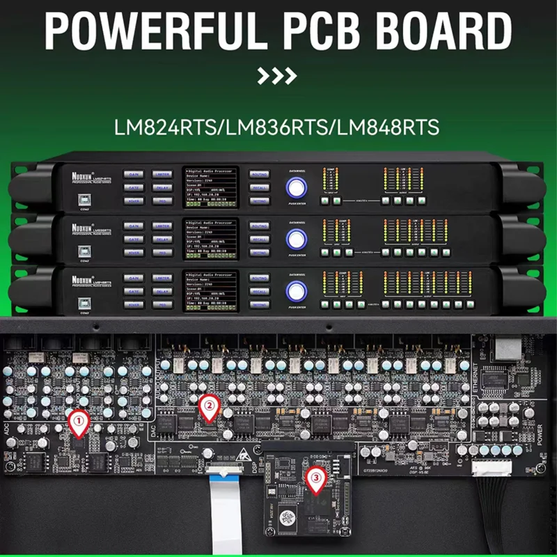 LD448 профессиональная звуковая система DJ 4x8 DSP динамик процессор с цифровой системой управления аудио кроссовер