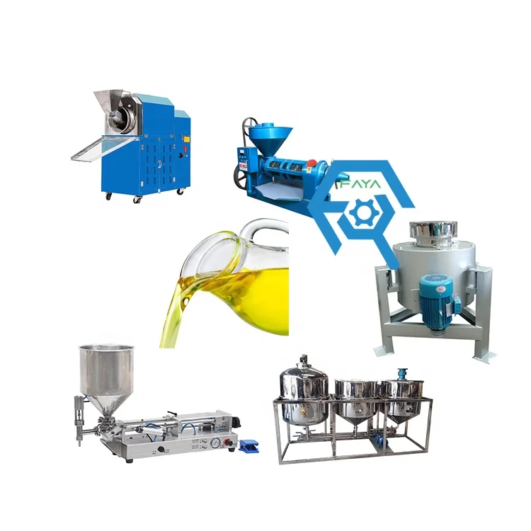 Stainless steel screw Sunflower Oil press machine palm coconut oil extraction machine with Filter