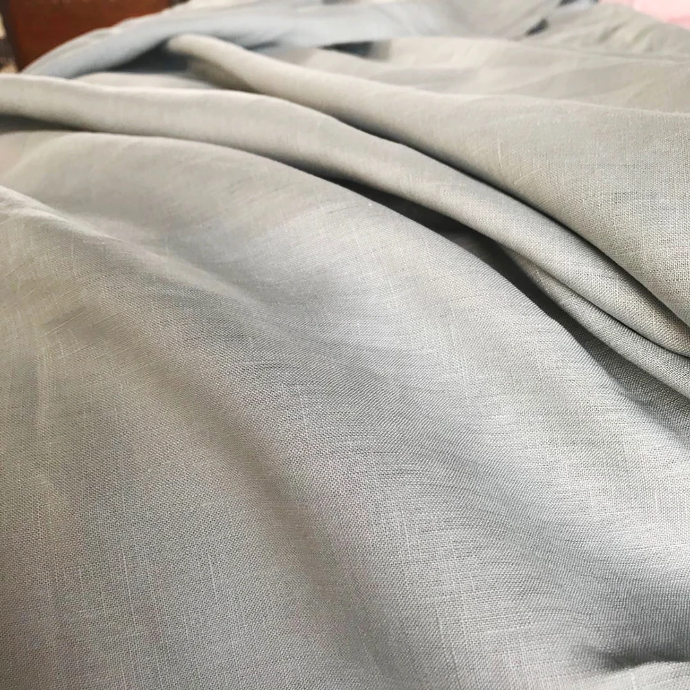 Wholesale 100% Linen print retail Fabric Bedding Set Bed Linen