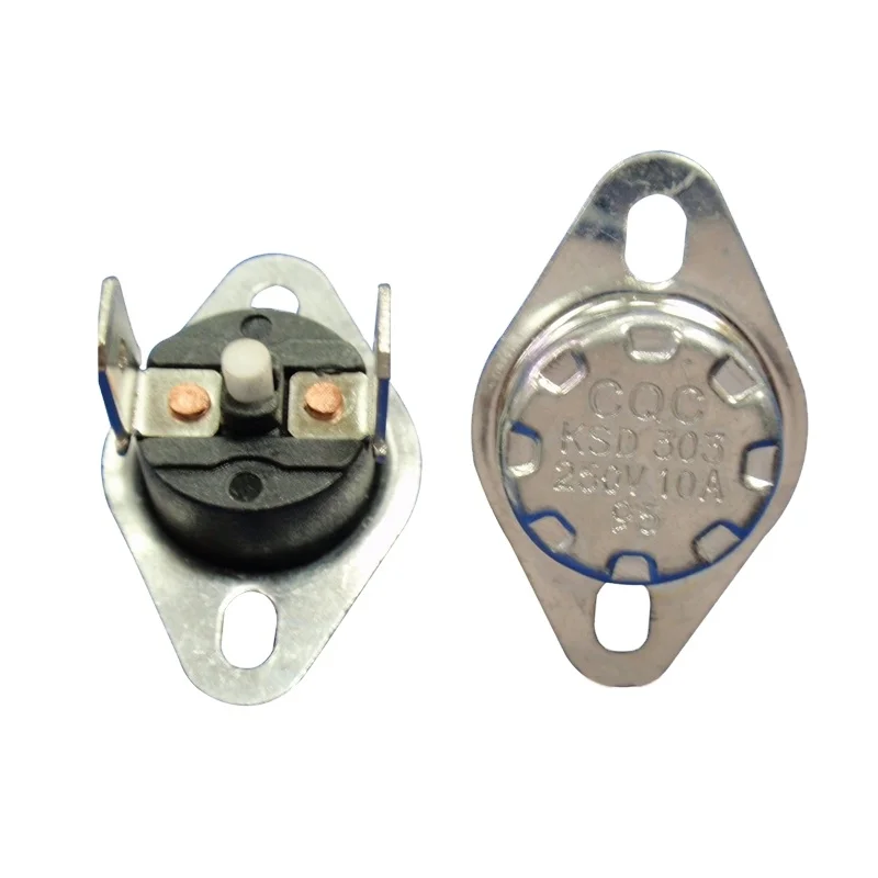 KSD301/KSD303 50C Degrees Celsius Manual reset Thermostat Normally closed (NC) Temperature switch control