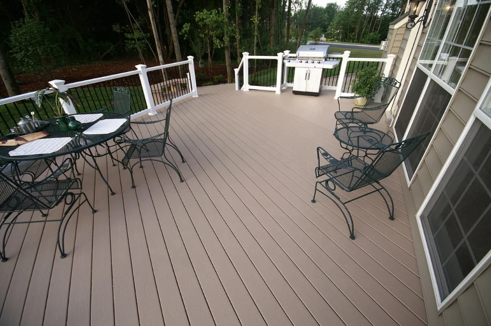 Wholesale simple structure marine outdoor wpc deck floor