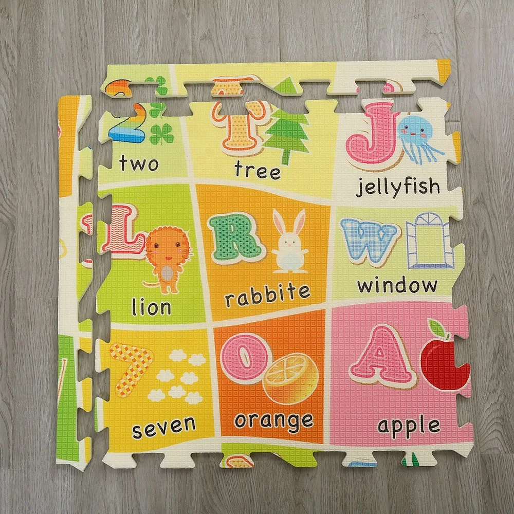 Non-toxic XPE Material Colorful Baby Play Mat Animal Pattern XPE Foam Puzzle Play MatS