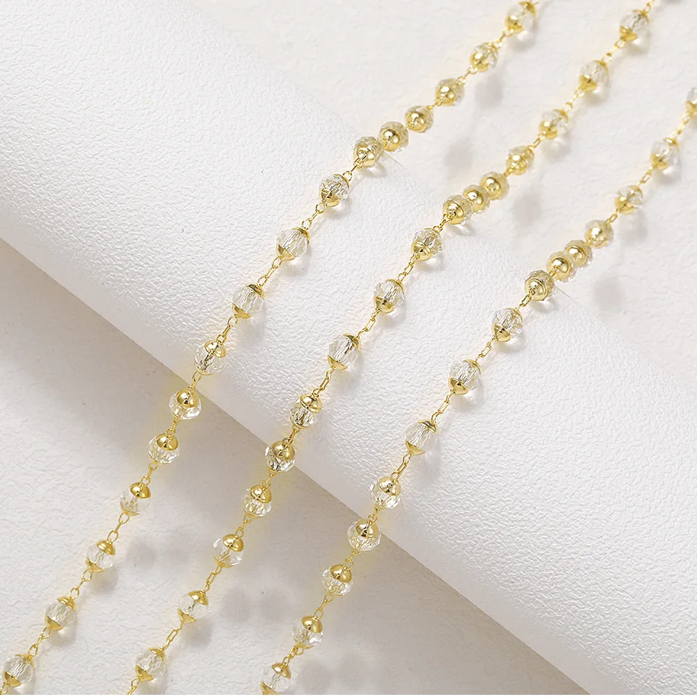 Factory Direct Semi-finished Jewelry Accessories DIY Necklace Bracelet Crystal Chains