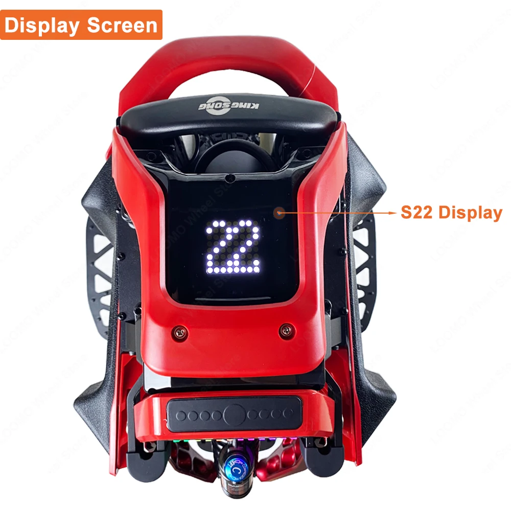 EU Stock KinSong S22 Eagle Моноцикл 126 В 2220Wh Электрический 3300 Вт мотор 20-дюймовый внедорожный моноцикл