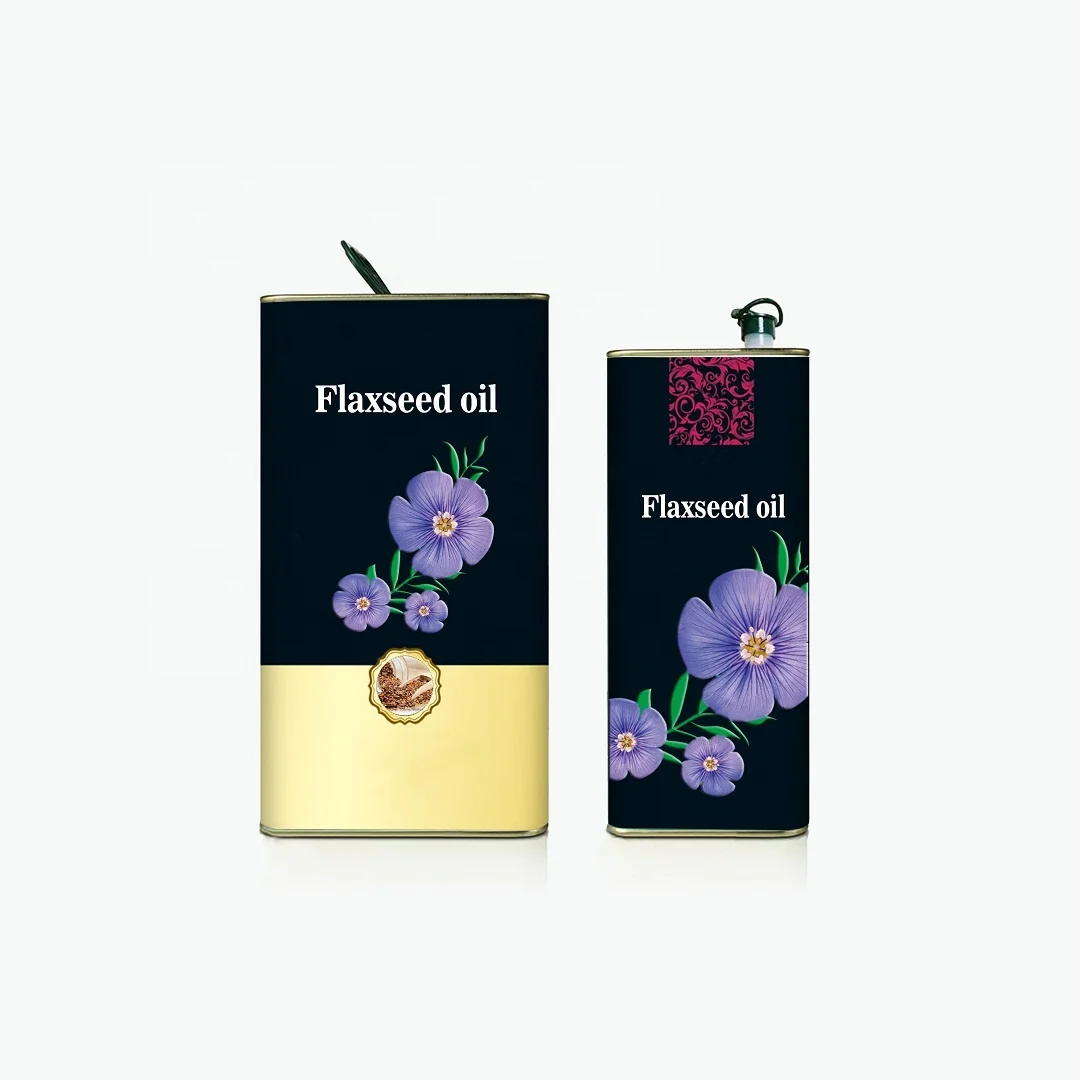 Organic Liquid Bulk Healthy Cold Pressed Light Yellow Liquid Flaxseed Oil