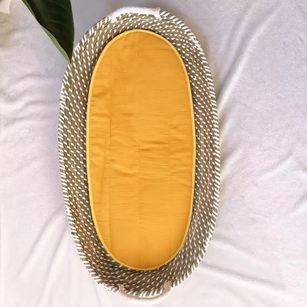 Popular New fashion sea grass baby changing moses basket