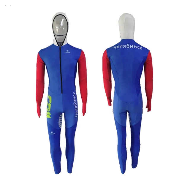 Roadstar sublimation long track skating suit custom logo design speed skating suits