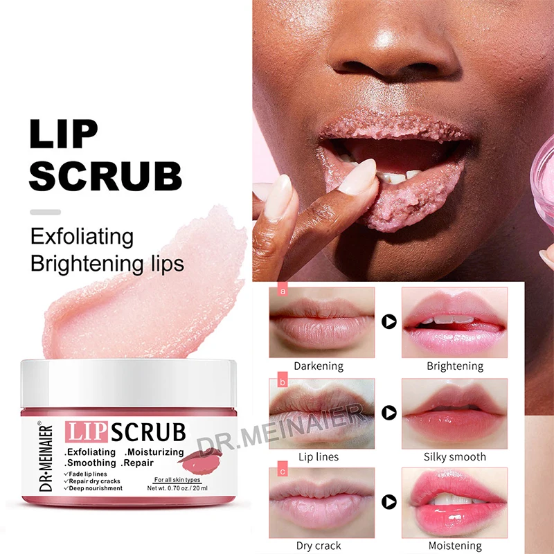 Popular Lip Scrub Cream Moisturizing Pink Lip Scrub Moisturizing Smooth lipstick