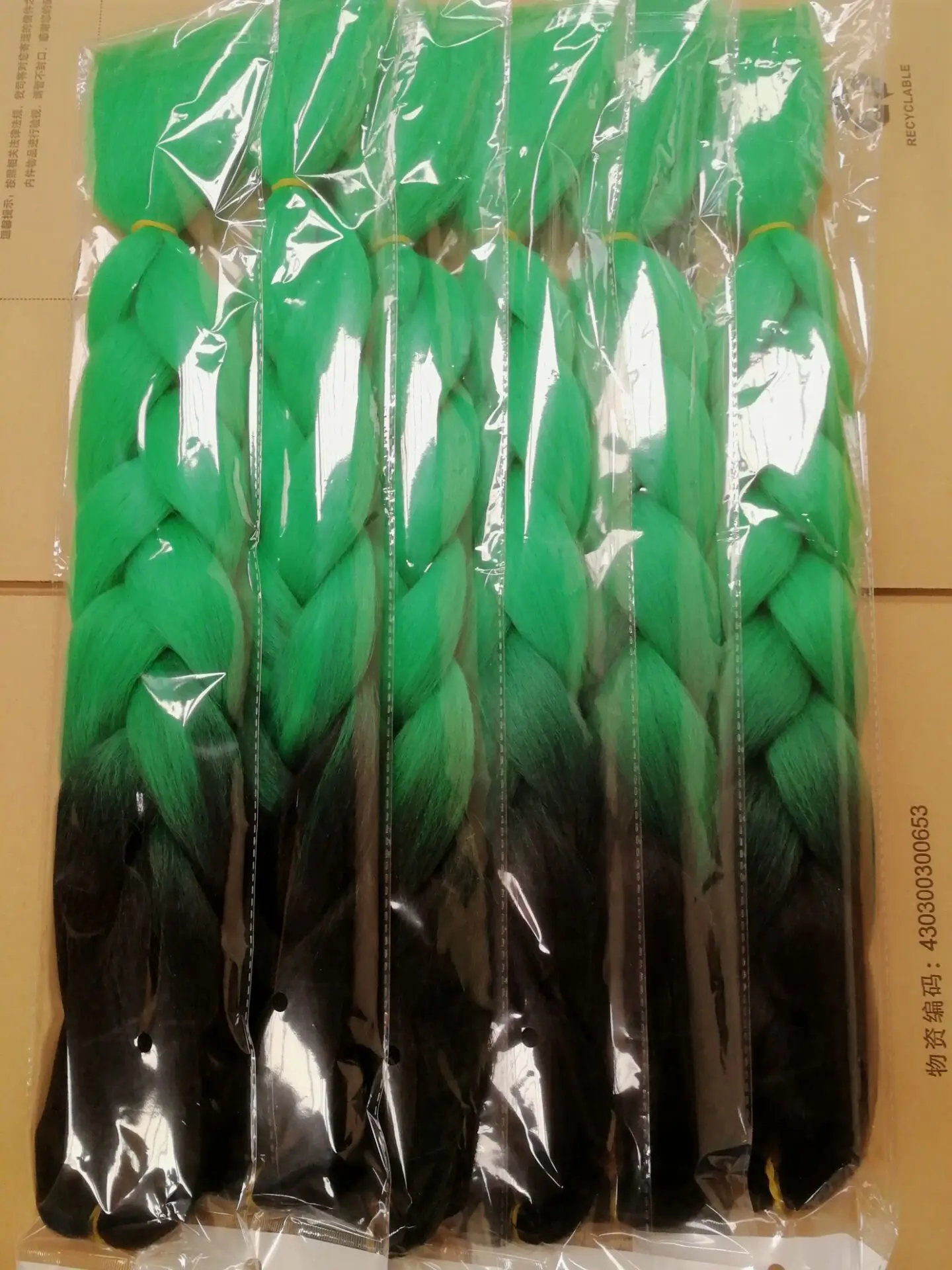 Wholesale African Women Hair Attachment For Braids 160 colors 24 inches 100g ombre color Jumbo Braid 100 Synthetic