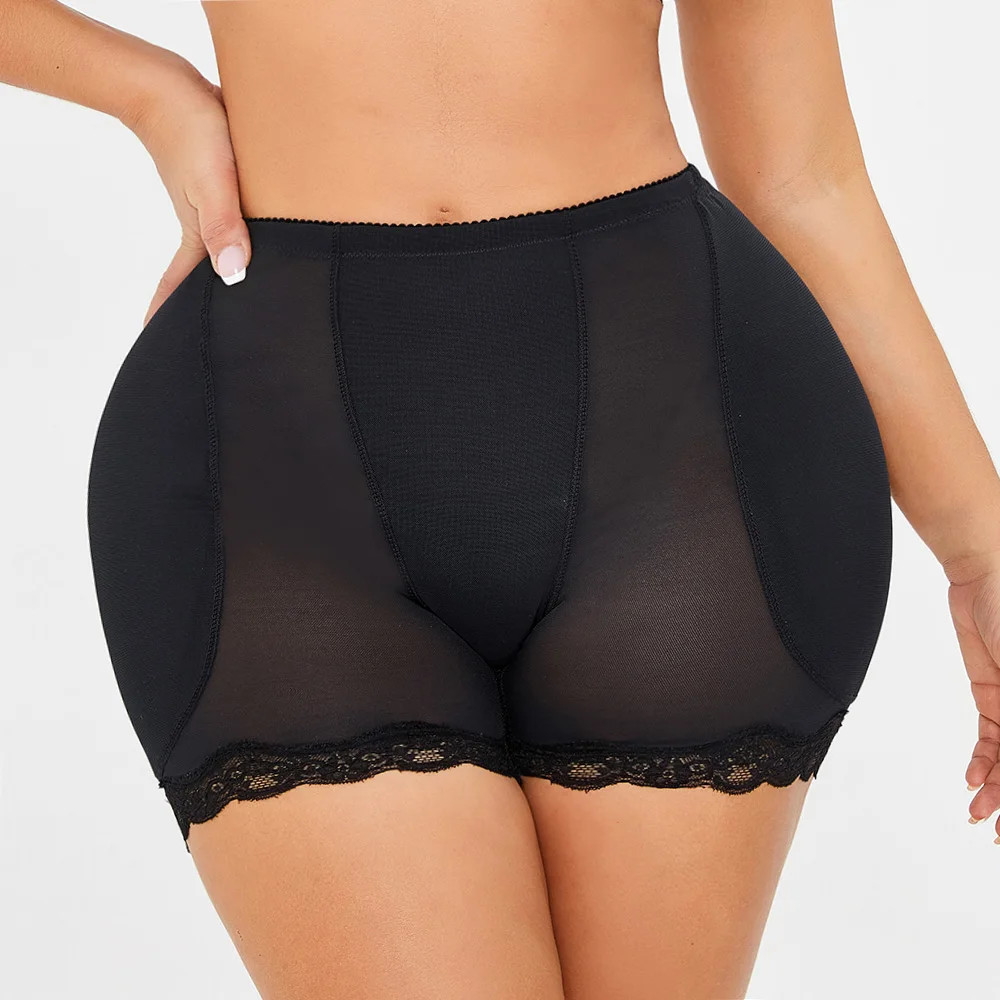 Body Shaper Pant Woman Ladies Lace Plus Size Big Ass Women Panty Butt Lifter Leggings Compression Tights With Sponge