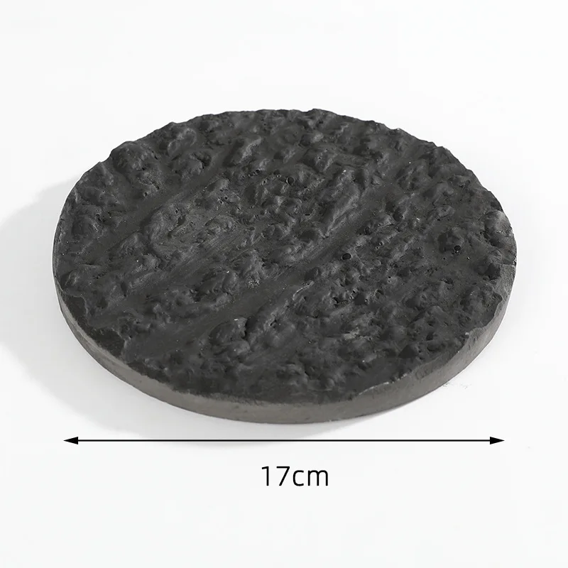 Spot geometric black plaster earrings display tray jewelry jewelry display stand set