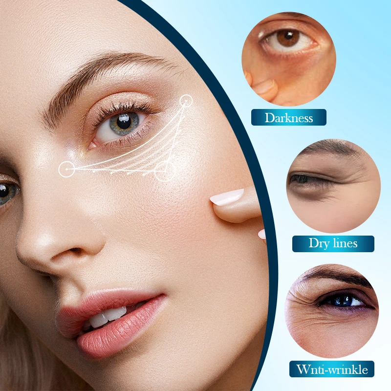 OEM Private Label FAYANKOU Collagen Anti Wrinkle Repair Moisturizing Double Effect Eye Cream Remove Dark Circles Eye Care