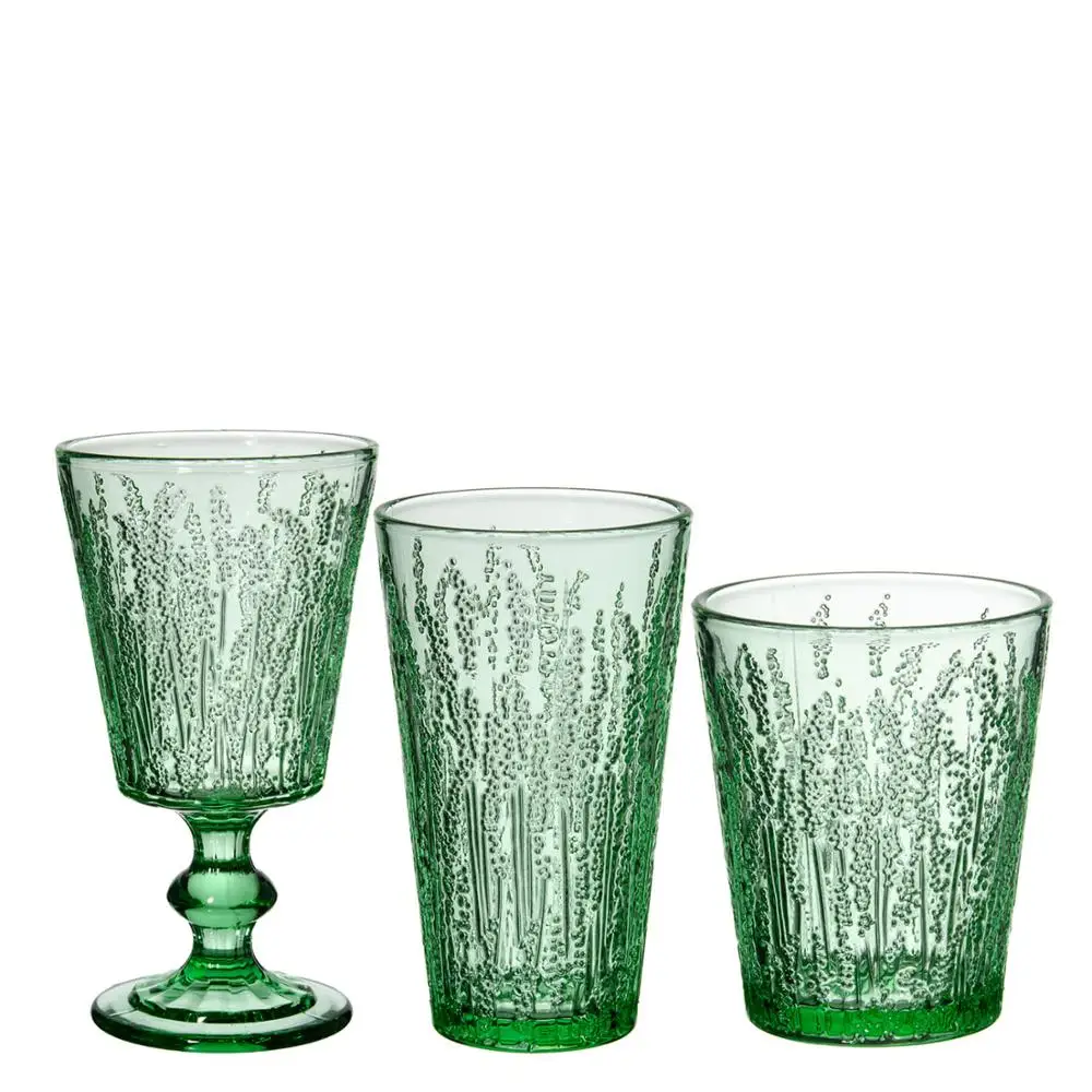Wholesale Colored Glassware Glass Drinkware Cup For Juice