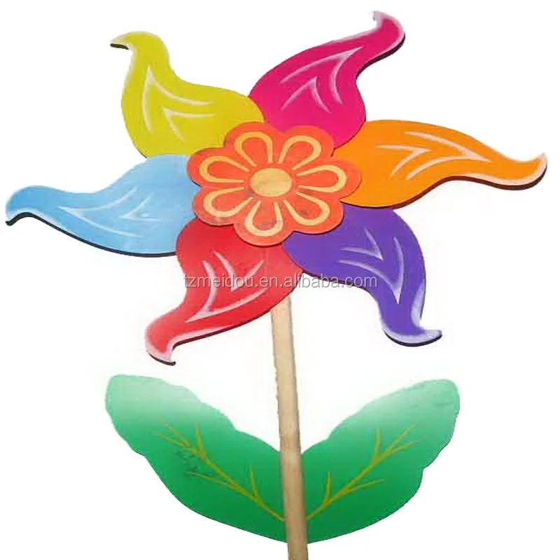 High quality Artificial wedding flower windmill garden decoration