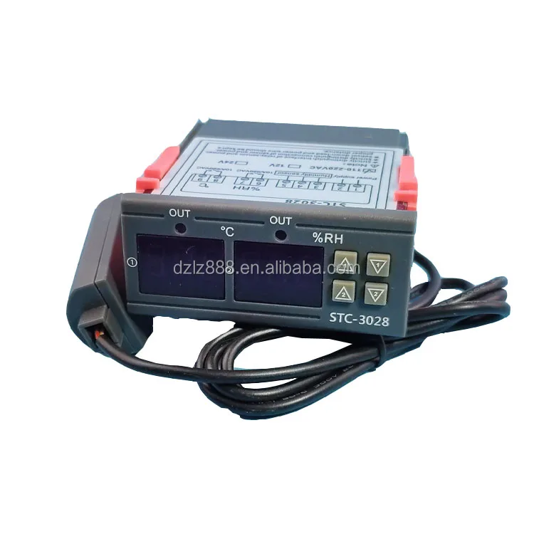 STC-3028 AC 110-220V 10A цифровой регулятор температуры двойной дисплей термостат для теплиц/Pet инкубационный/Ферма/садок