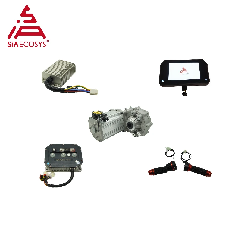 Electric Power Train Kits with AC 4000W Mid Drive Motor for Mini EV