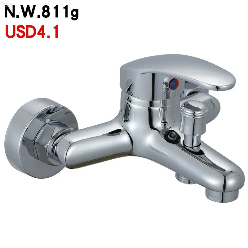 SPRING SUMMER Economic Bathroom Bath Mixer Tap With Shower Bath Shower Faucets