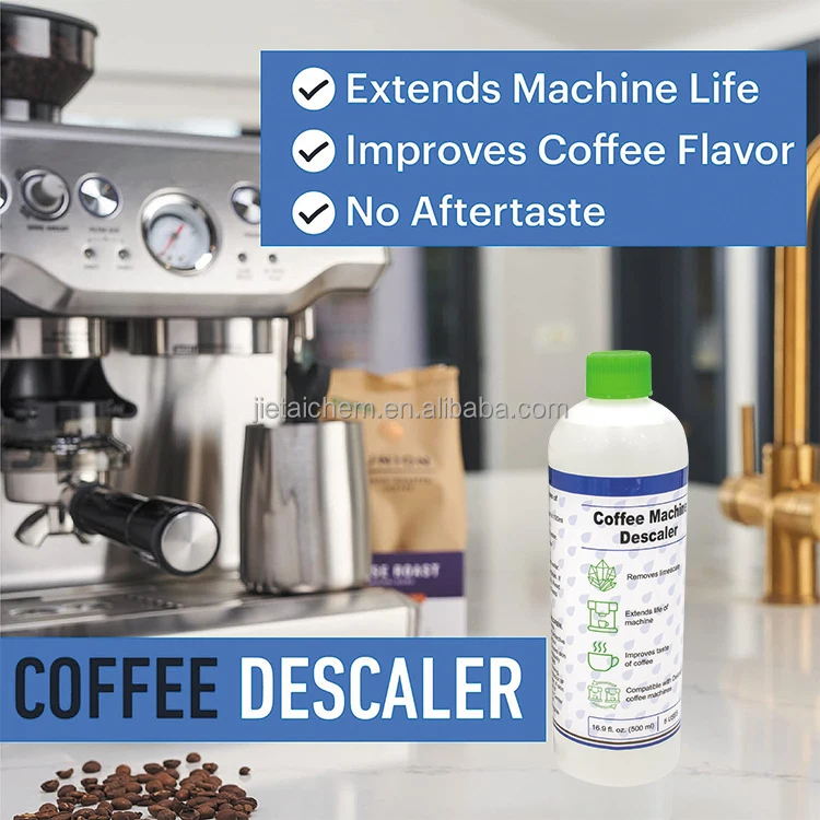 Phosphate Free Descaler, Eco-Friendly Universal Descaling Solution for Coffee & Espresso Machines