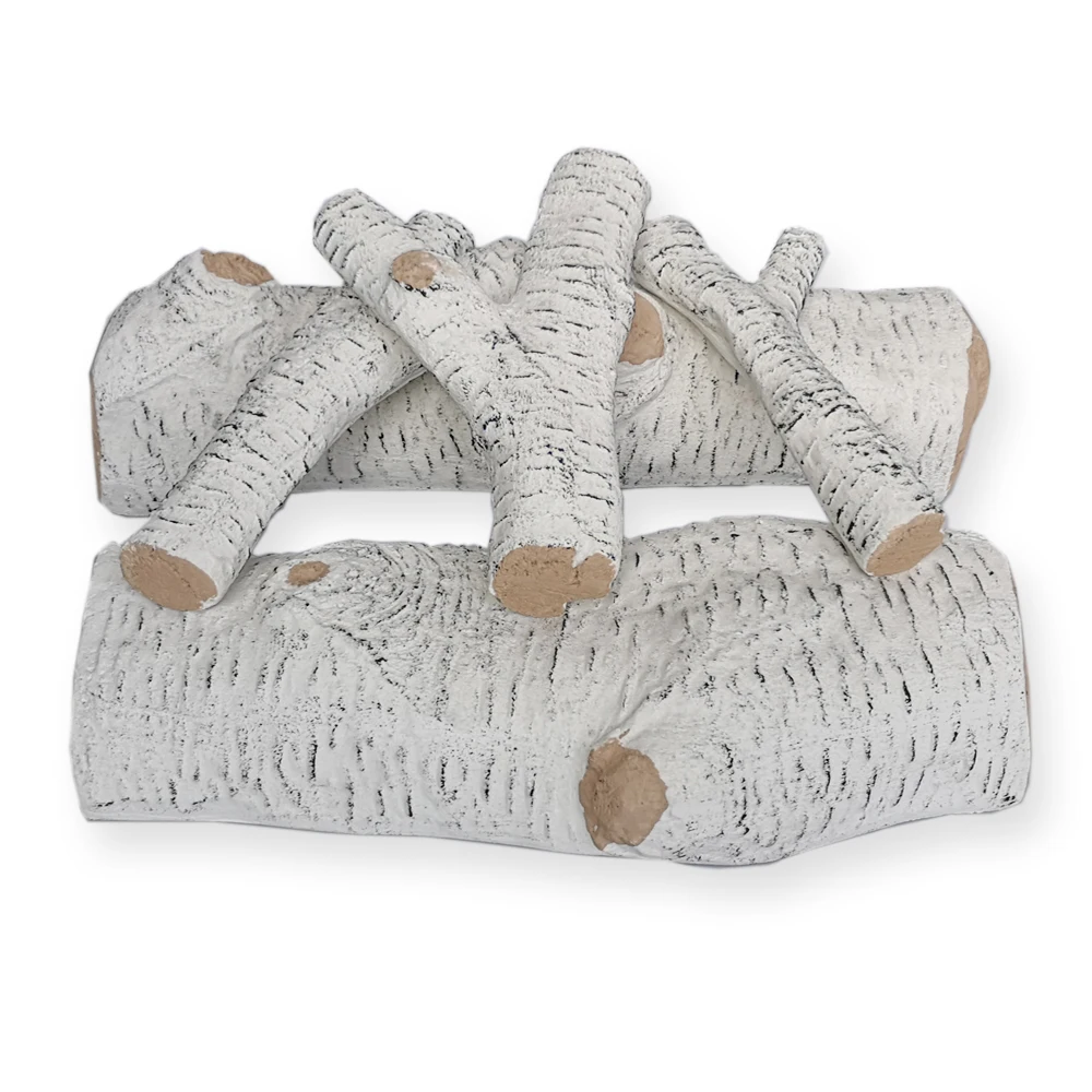 Fireplace Decoration Petite firepit Ceramic decorative Wood Gas Fireplace Log Set