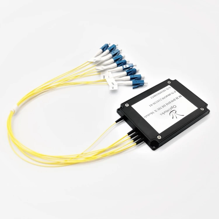 
DWDM Module 2/4/8 Channels Optical Fiber Add-Drop Multiplexer/Demultiple Module FWDM DWDM CWDM with LC SC Connector 