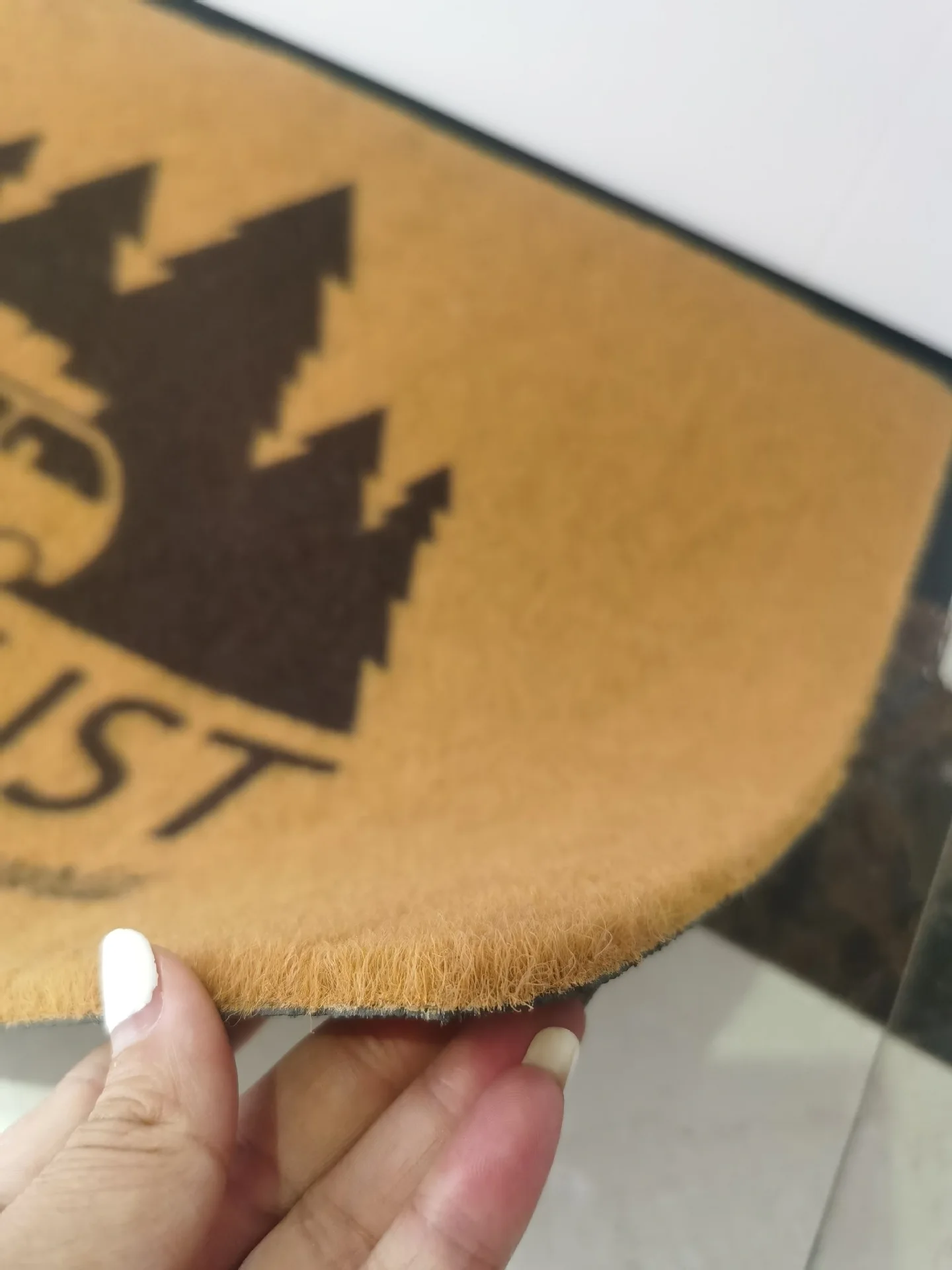 Rubber Entranc Mat Artificial Coconut Coir Fiber Floor Mat Custom Door Mat