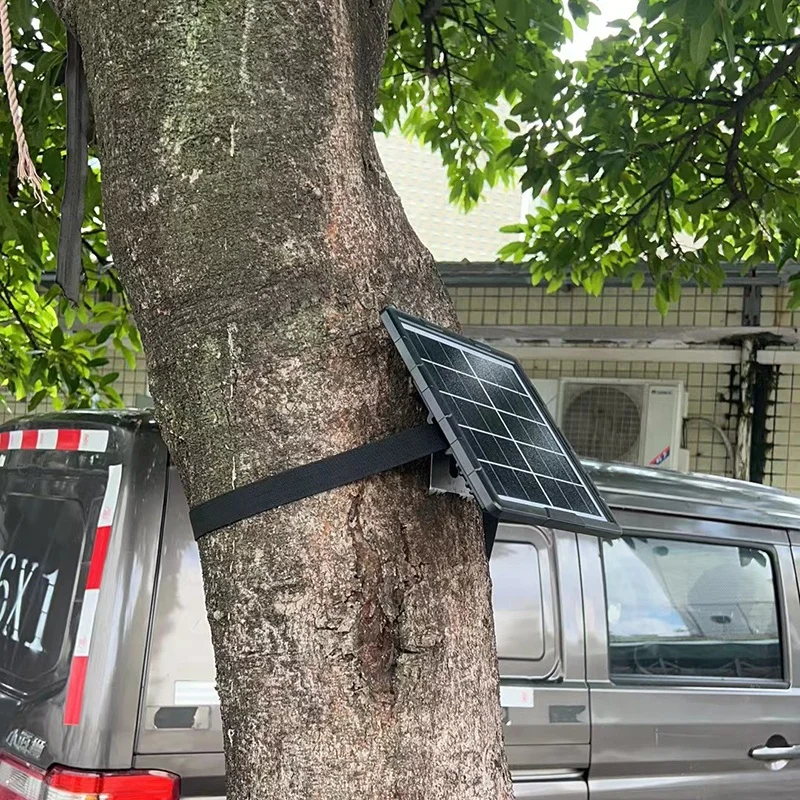 5W power bank solar panel with battery 6000mah for Security Cameras External Charging 6V 12V solar charger panel kits