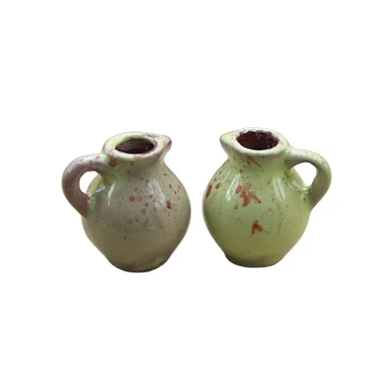 Doll House Accessories Creative Mini Ceramic Vase Miniature Toy Model Scene Ornament