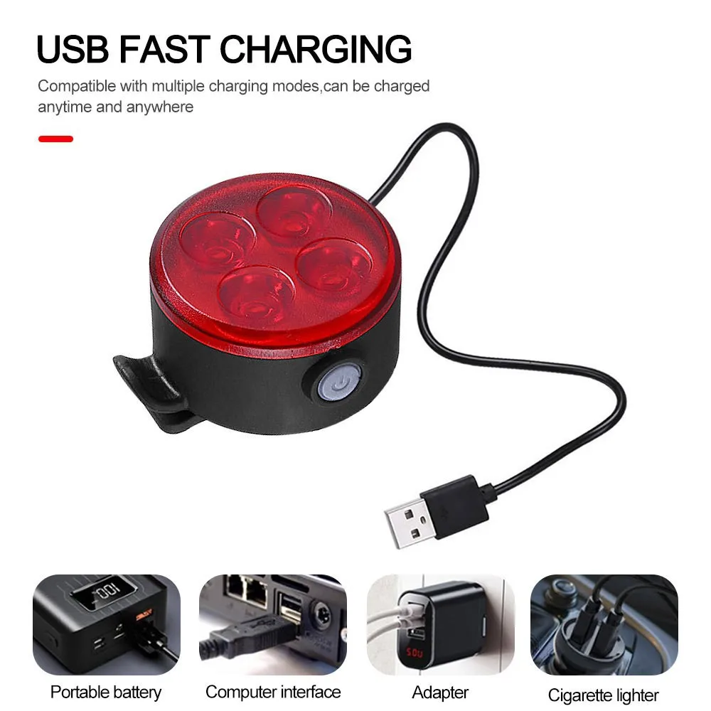 Велосипедные фары задние фонари USB перезаряжаемые ночные сигнальные огни супер яркие светодиодные противотуманные для велосипеда