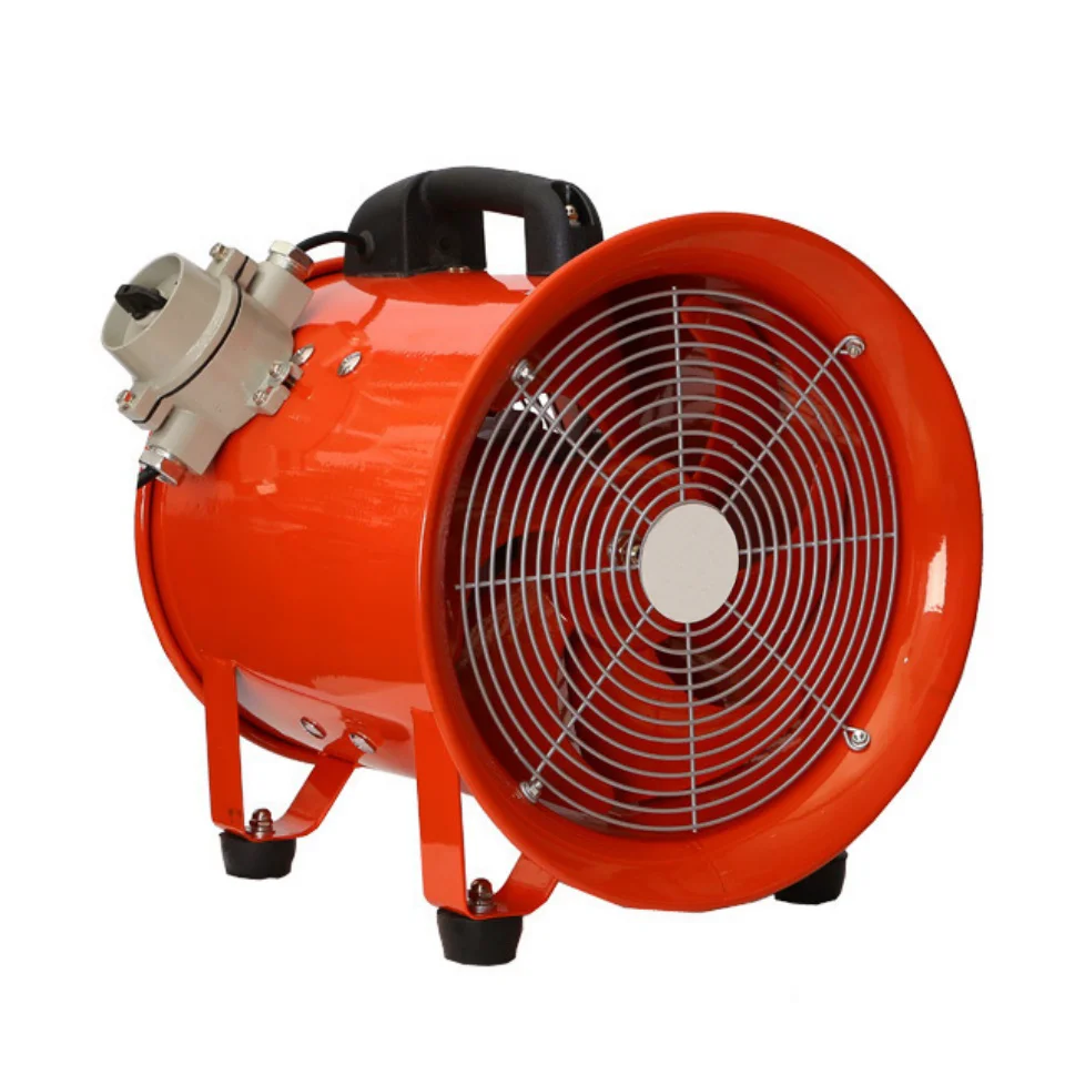IMPA 591417  8 Inch Anti-Explosion Mobile Exhaust Fan Industrial Painting Ventilation Equipment Portable Axial Flow Fan