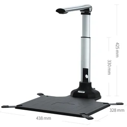 Book scanner camera
