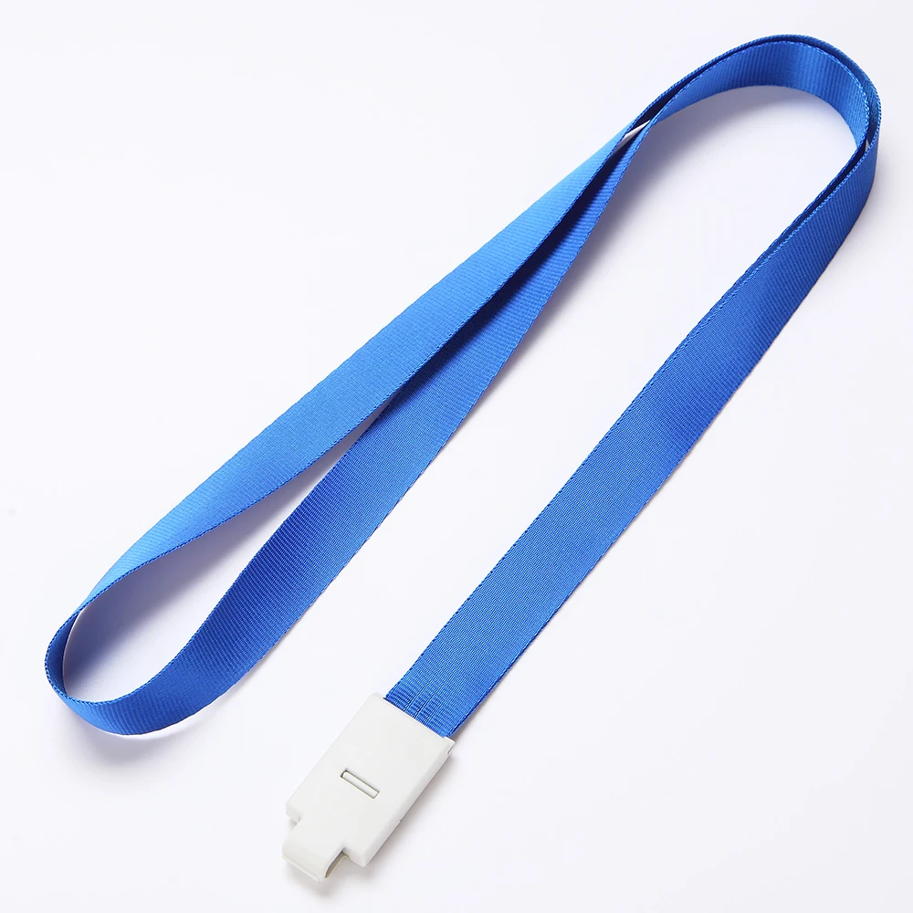 Blank Plain Conference Strap Personalize Silk Screen Print Lanyard for ID Card Holder