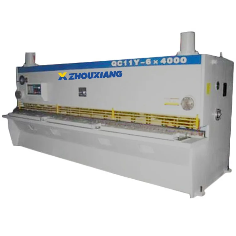 QC11Y 6X4000 CE hydraulic guillotine cutting machine for sheet metal good quality