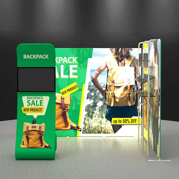 Eastern signs 10x10ft or 3X3m 30 Minute Easy Installation Booth Display Light Box Trade Show Booth Display Advertising Light Box