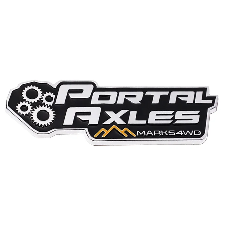 Custom letters private label car accessories enamel name car plate decorative 3d logo car front cover emblems with screw