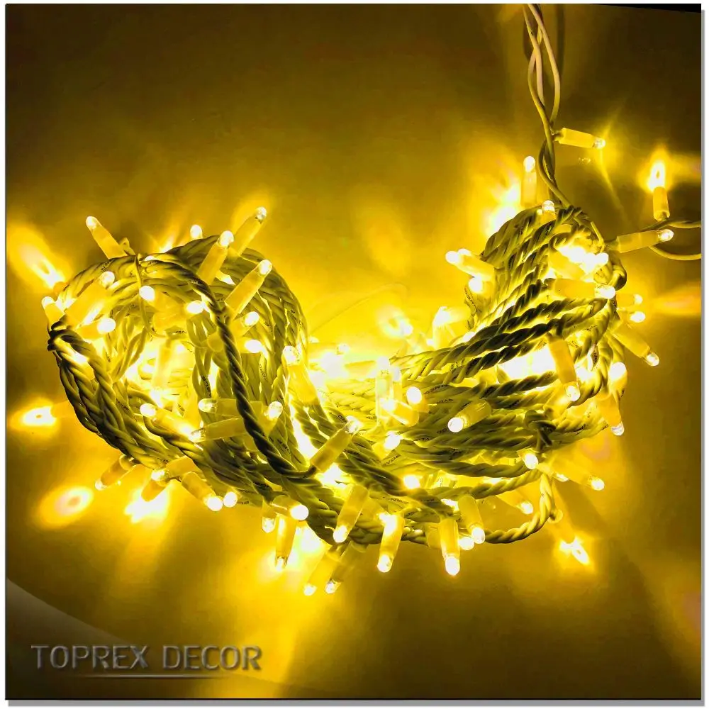 Holiday 30 LED String Lights 8M 220V rice led PVC fairy lights Christmas Party Decoration 360 degree glow Lights