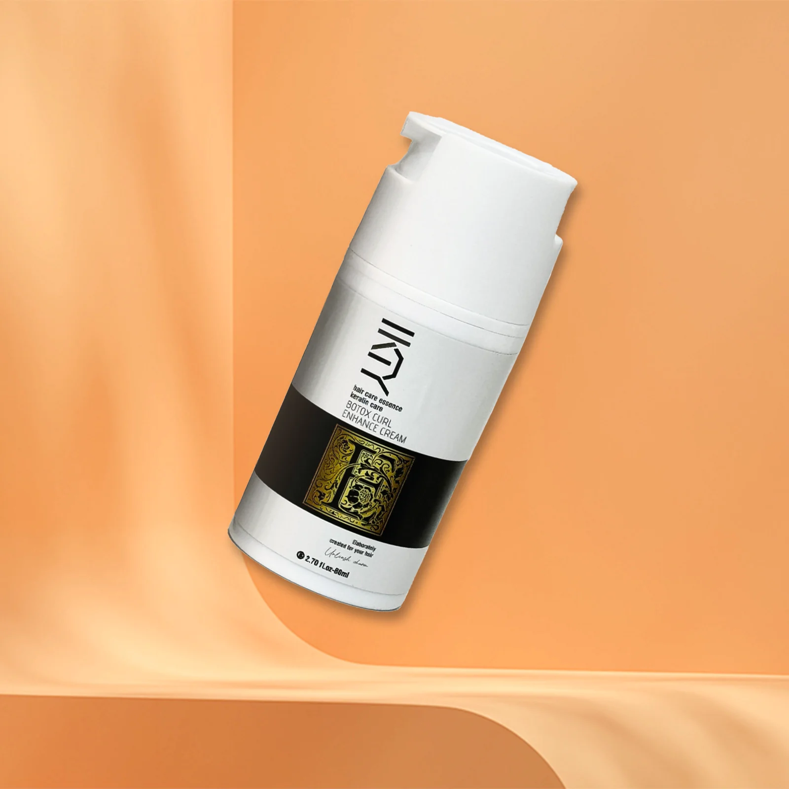 Curly Hair Cream Gel Lightweight Curl Defining Cream with Argan Oil, Anti-Frizz Styling Gel - For Wavy, Coily & Curly Hair