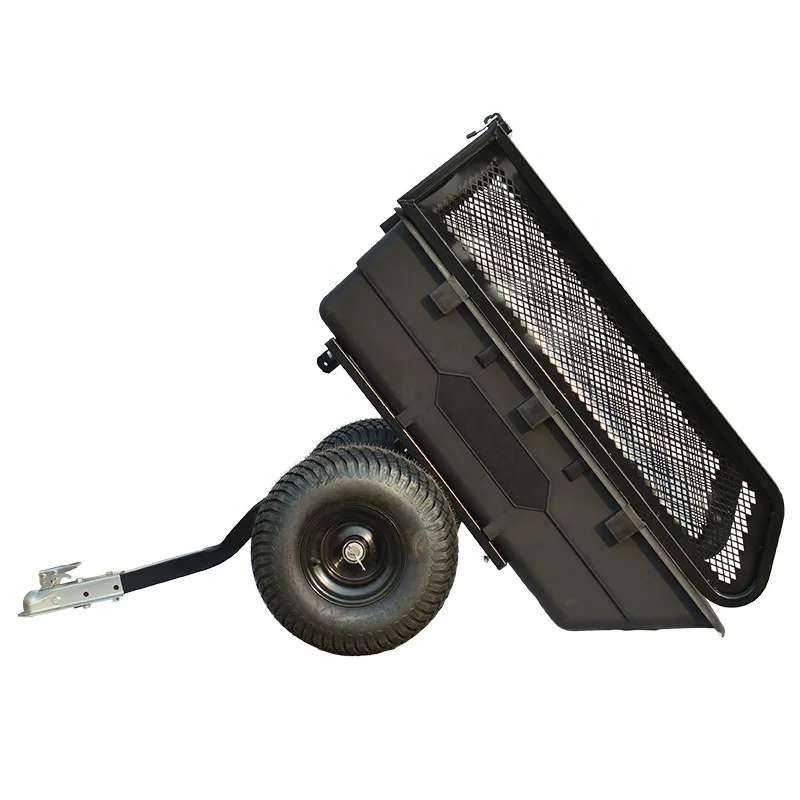 Multi Purpose Tow ATV Dump Trailer Carts Tractor Truck ATV Trailer Farm Utility ATV Wagon With 2 Wheels