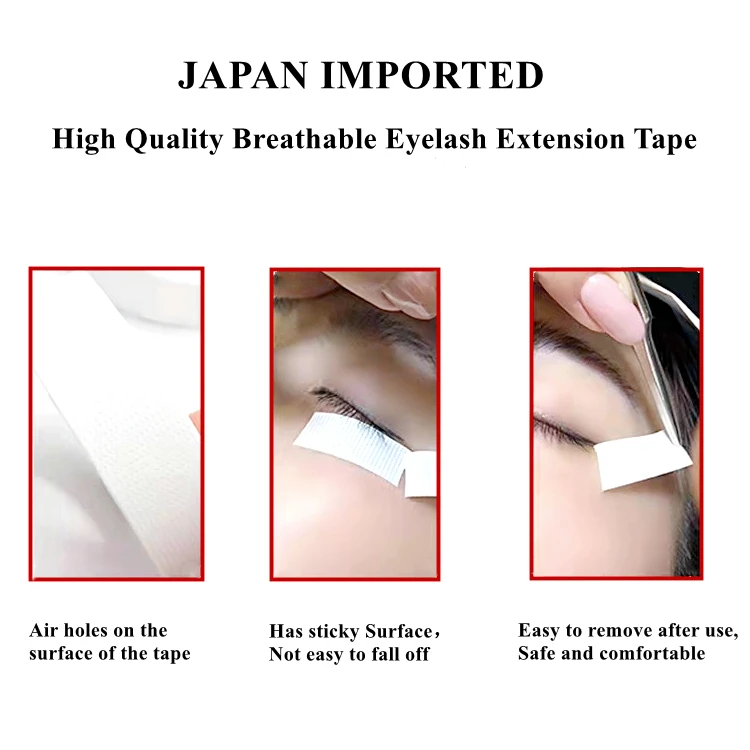 Wholesale Gentle Soft Medicinal Breathable Nichiban Lash Tape For Eyelash Extension Japan Tape