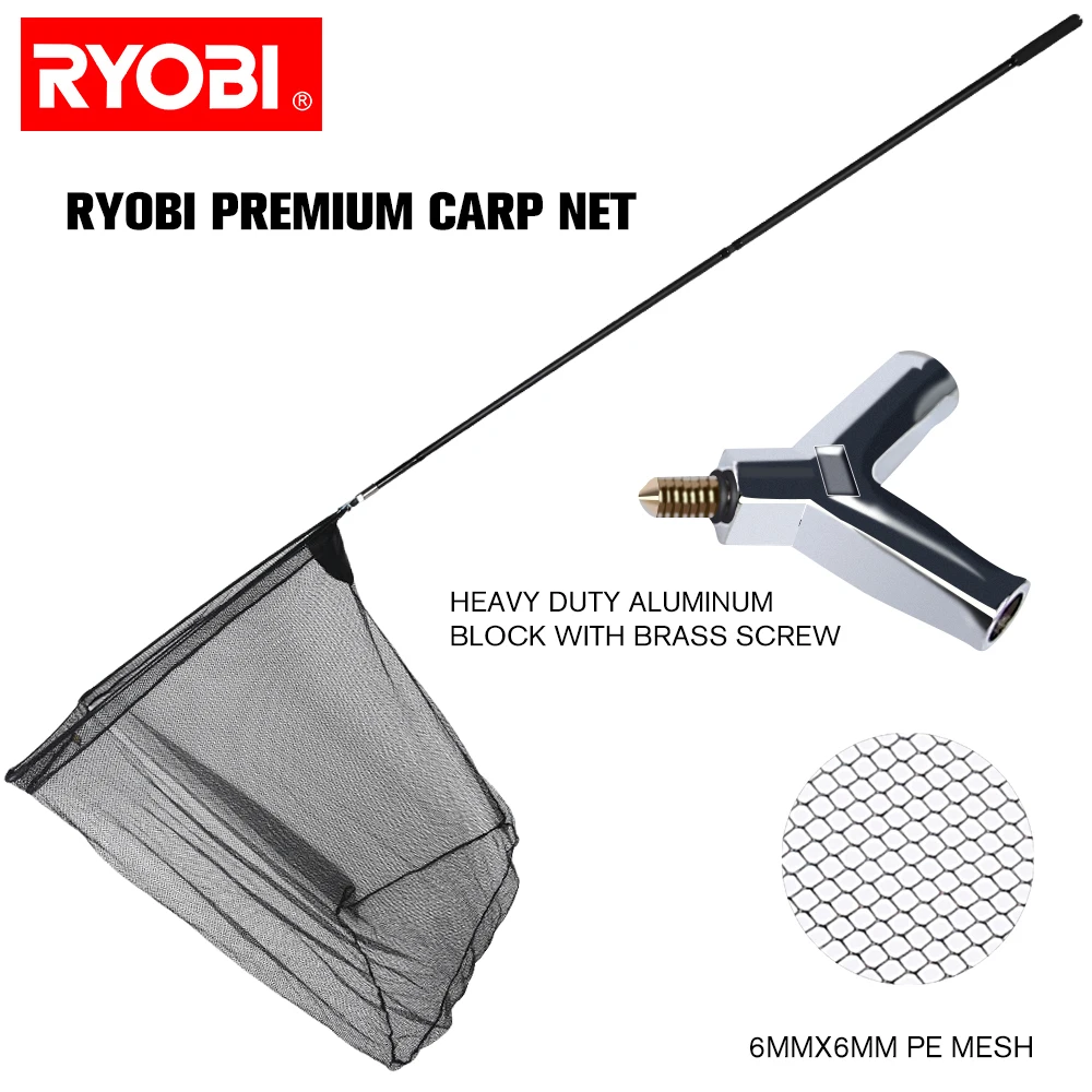 Honoreal OEM Carbon Carp Net 2 Sections Floating Carp Net with Foam on arms or Rod