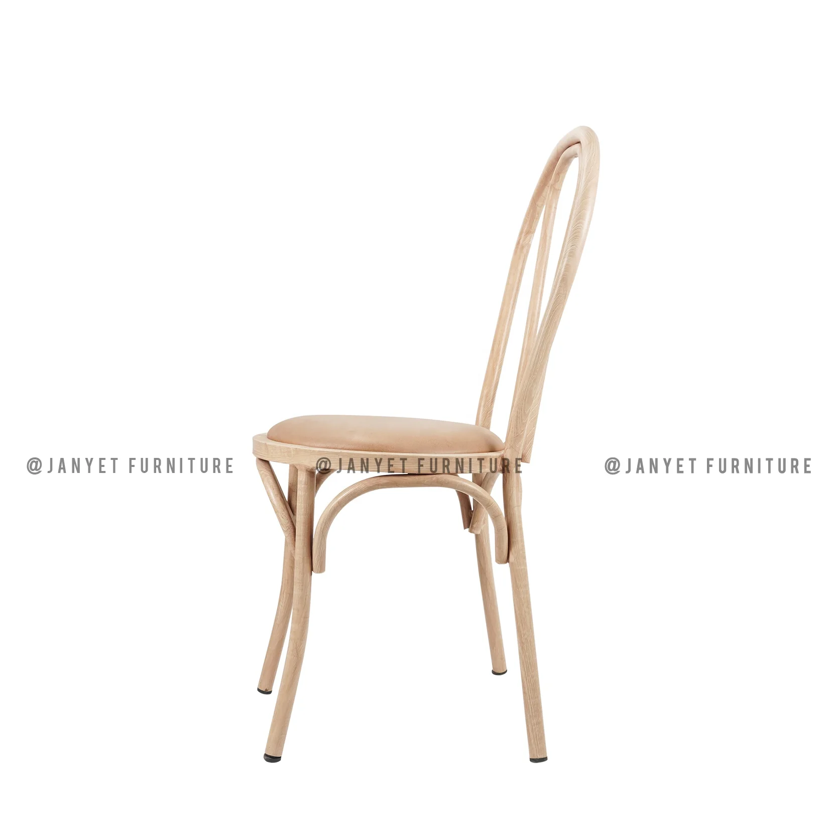 Хит продаж натуральный ресторан обеденный стул для кафе металлический Thonet