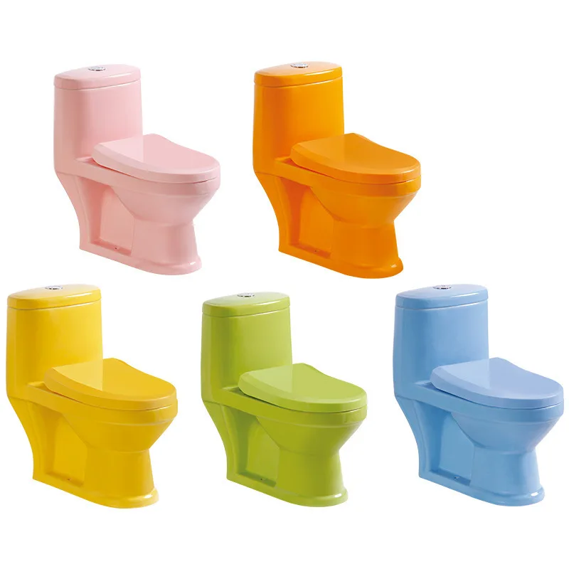 
Sanitary Ware Bathroom WC Piss Peeping Chinese Colored Toilet Bowl Seats 