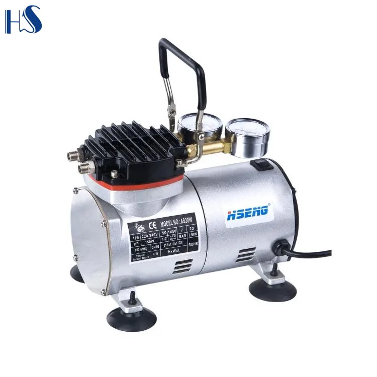 AS20W piston type vacuum pump for paint portable paint compressor