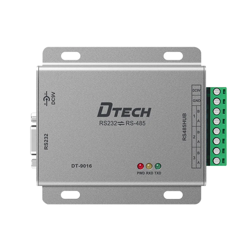 DTECH rs232 to rs485 z converter, photoelectric isolation data protection, supports three connection methods