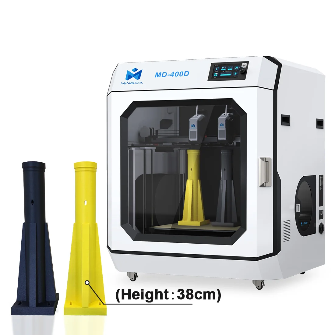 MD-400D качество INEX 400x400x400 мм закрытый 3d принтер для пластика