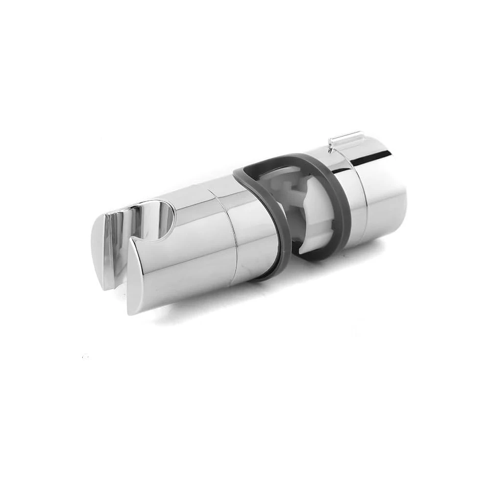 20-25mm Adjustable Shower Rail Head Slider Holder Bracket Replacement Chrome Shower Head Rail Slider Holder Bracket