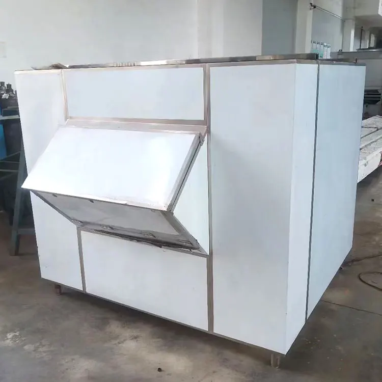 300kg commercial ice manufacturing machine snow flake ice machine with bin