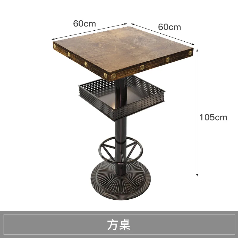 Vintage industrial style bar barbecue shop table coffee restaurant music bat chair